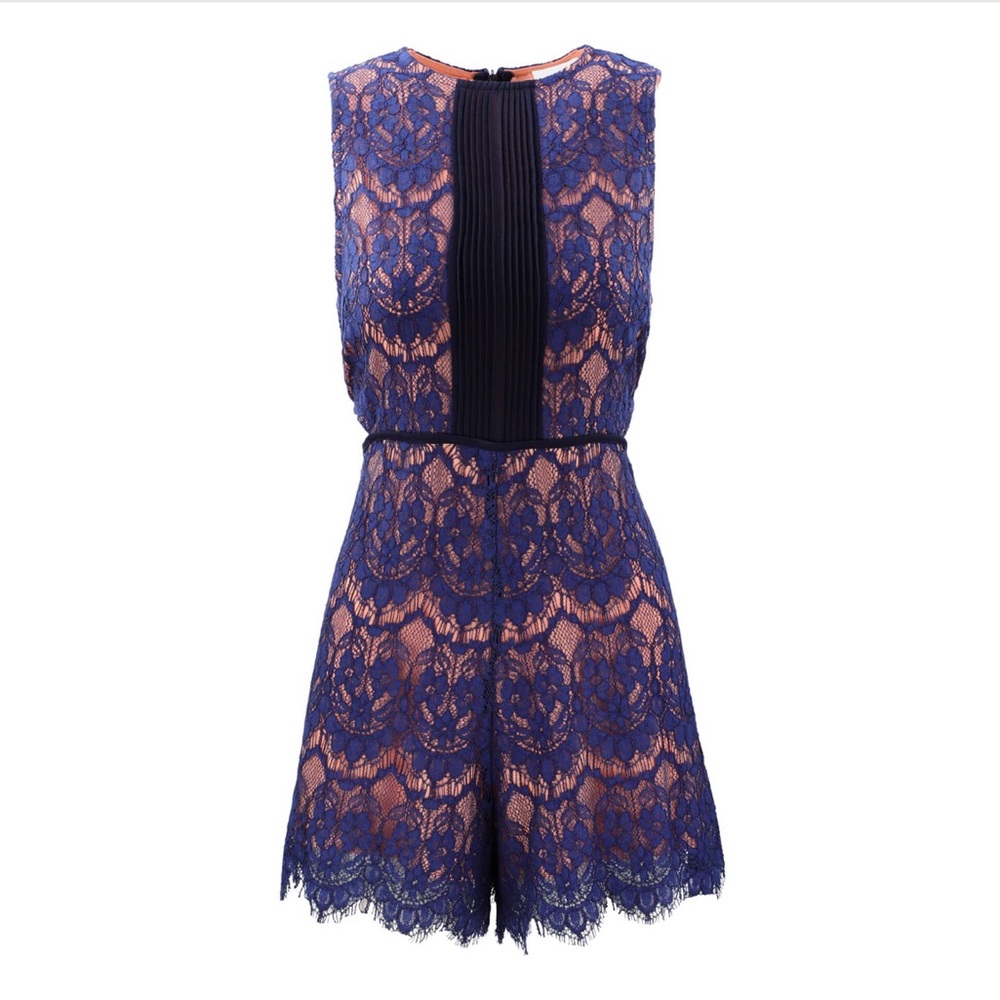 Blue Lace Foxiedox Romper